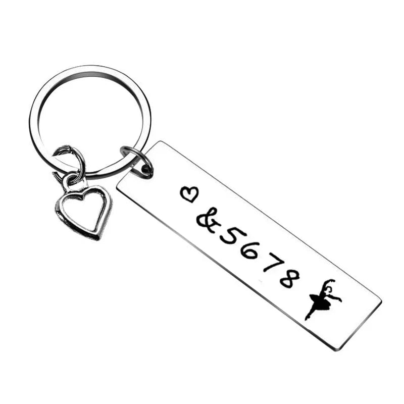 Dance Teacher Appreciation Gifts Keychain Teen Girls Dance Gift Key Rings Dancer Jewelry Novacare Shop