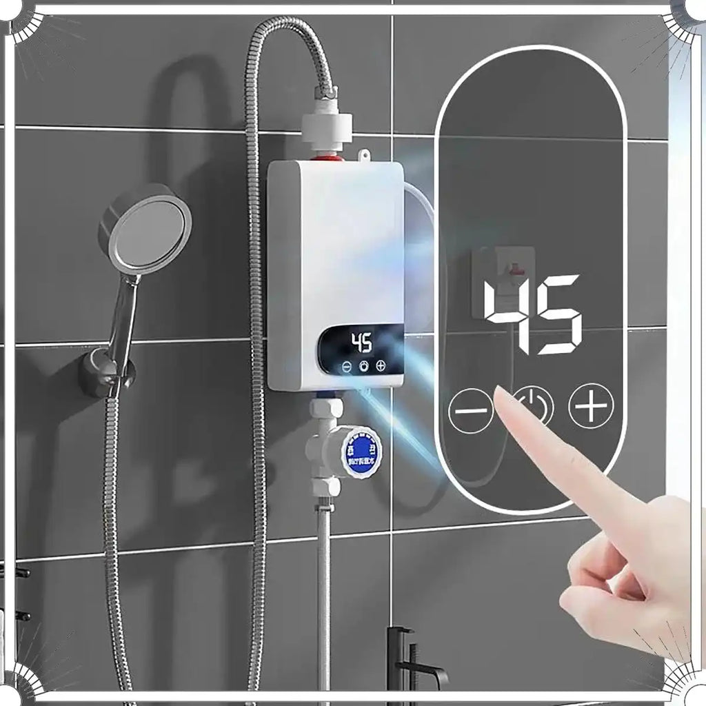 Portable Electric Heaters 220V 5500W Instant Water Heater for Bathroom Hot Water Shower and Home Kitchen Heating Machine Novacare Shop