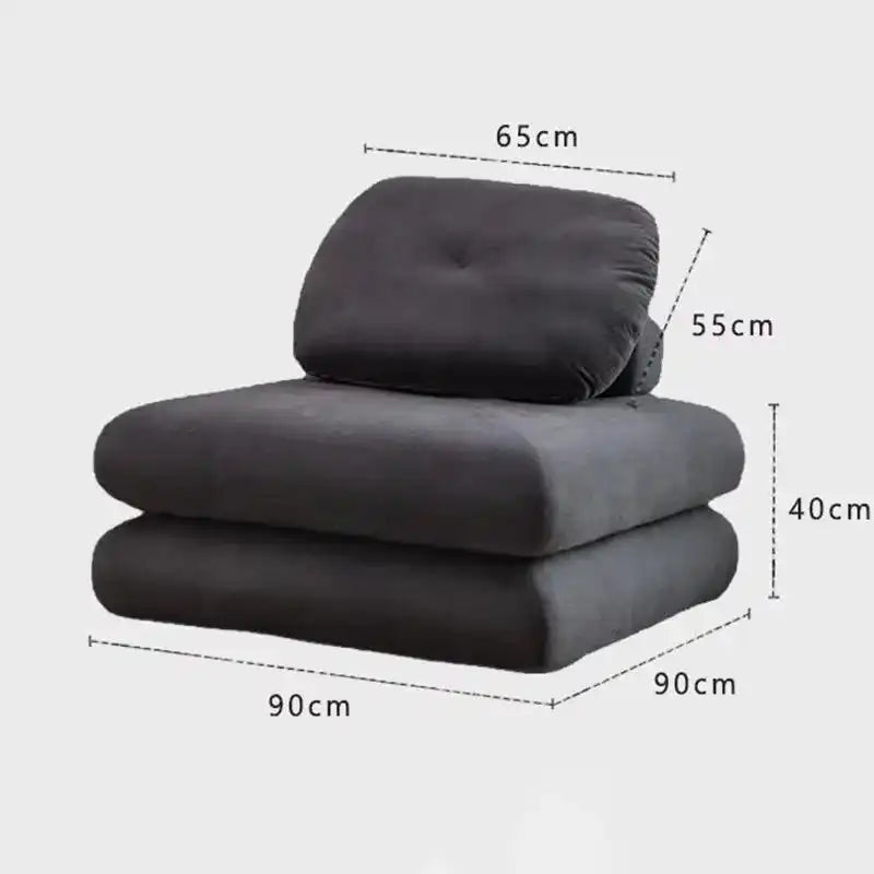 Modern Living Room Sofas Plagable Sofa Bed Comfortable 2- Modes Single Lazy Sofa for Bedroom Puffs Chaise Lounge Home Furniture Novacare Shop