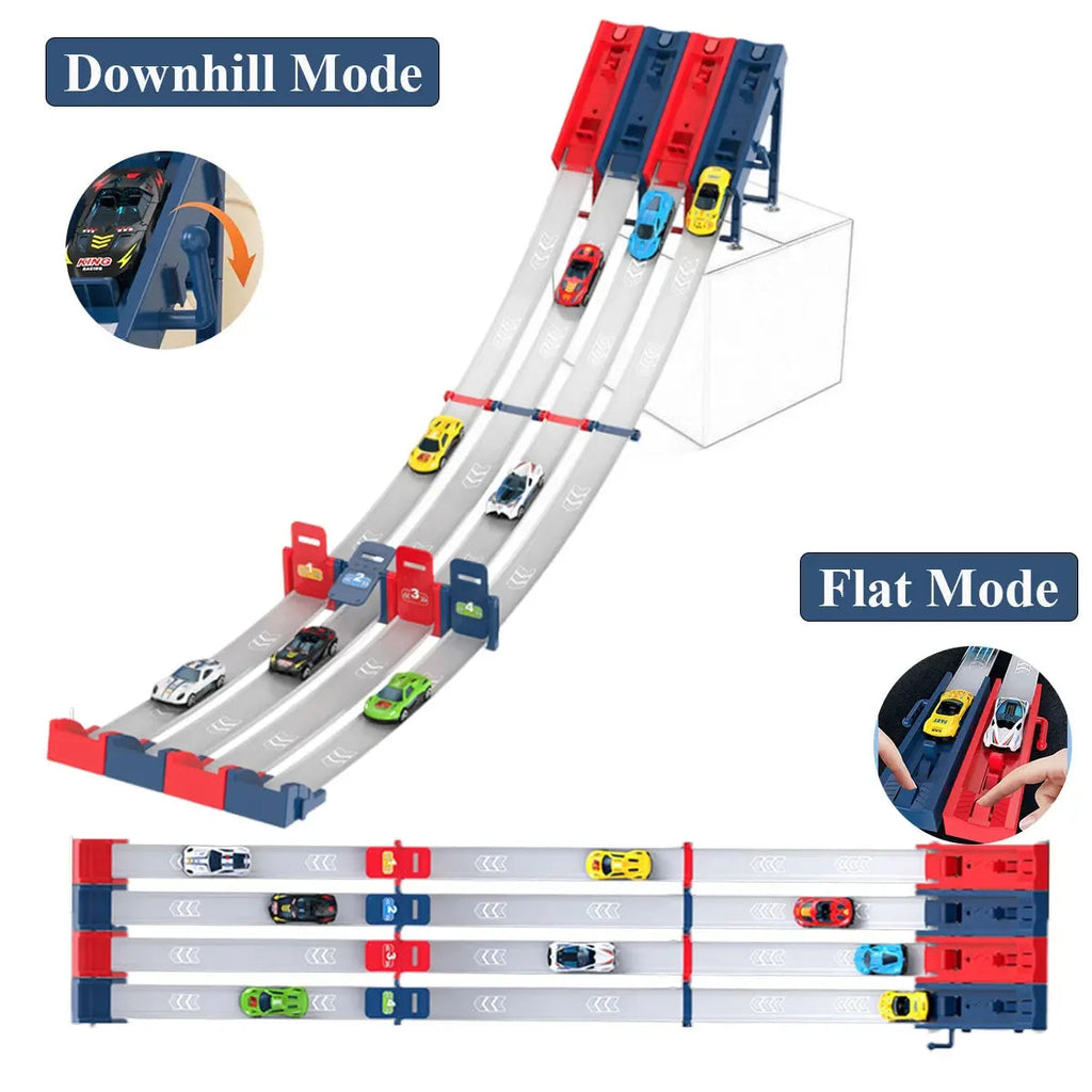 Competitive Racing Track Toy Vehicle with Alloy Car Kids Play Game for Children Educational Gift Novacare Shop