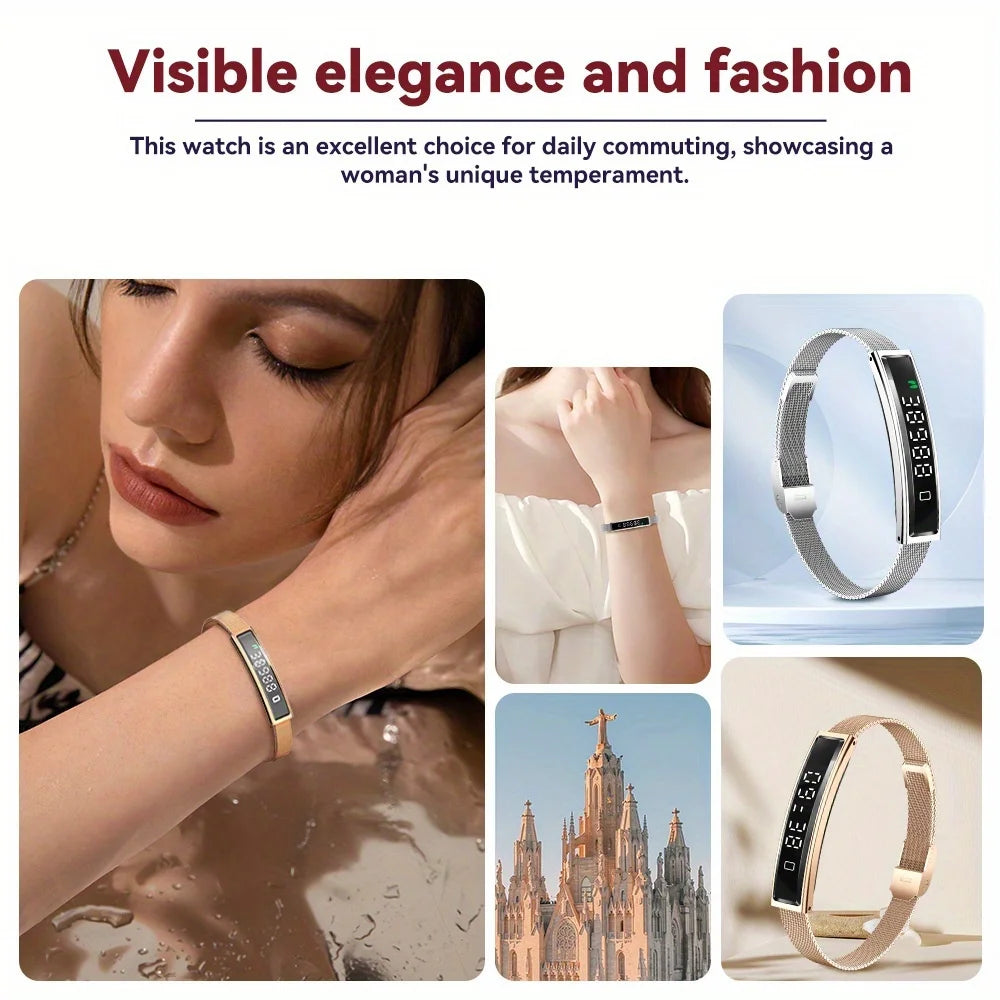 2026 New Health Smart Bracelet Men Women Fitness Sports Band Stress Test HRV Monitor Waterproof Pedometer Watchs for Android iOS beyutihealth