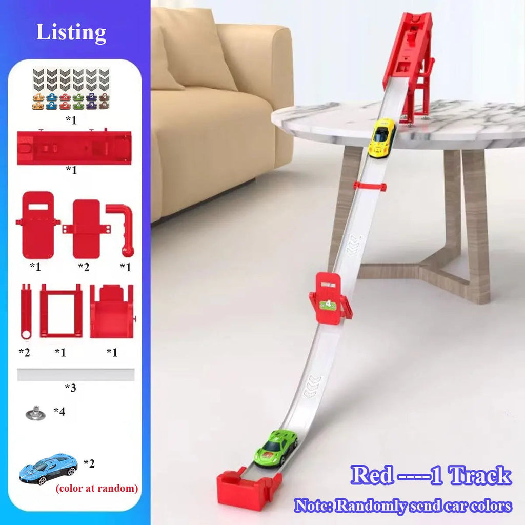 Competitive Racing Track Toy Vehicle with Alloy Car Kids Play Game for Children Educational Gift Novacare Shop
