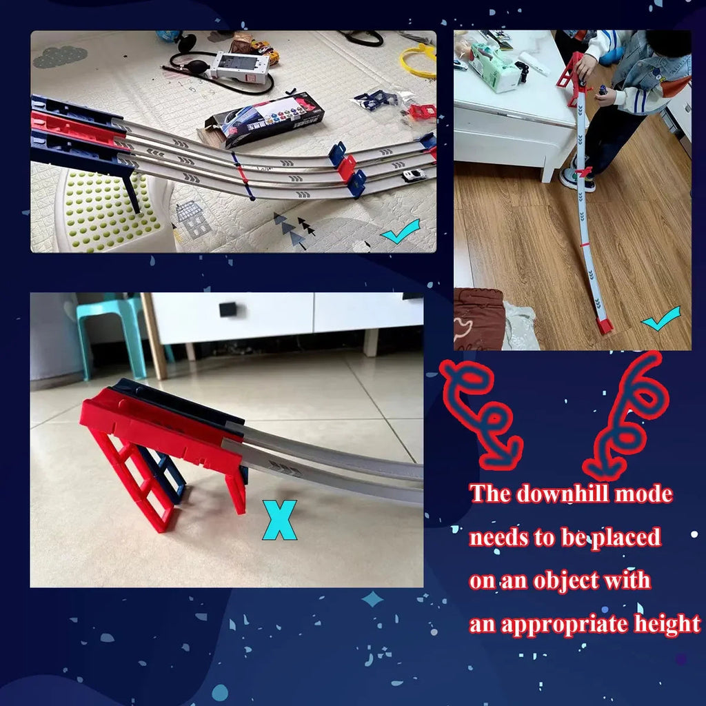 Competitive Racing Track Toy Vehicle with Alloy Car Kids Play Game for Children Educational Gift Novacare Shop