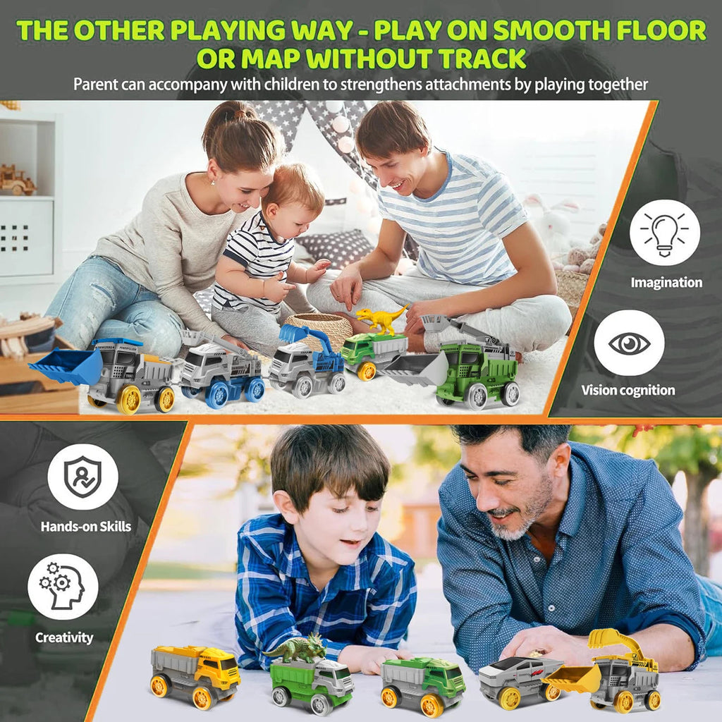 Magic Climbing Electric Race Car Toy with Bendable Flexible Track Space Theme Engineering Train for Kids Gift Novacare Shop