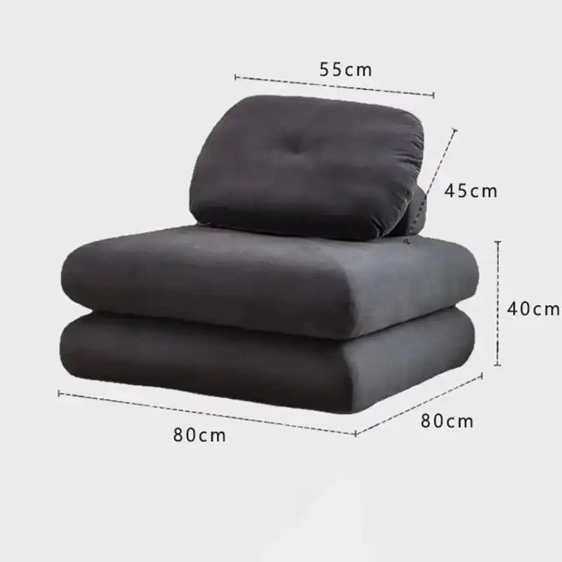 Modern Living Room Sofas Plagable Sofa Bed Comfortable 2- Modes Single Lazy Sofa for Bedroom Puffs Chaise Lounge Home Furniture Novacare Shop
