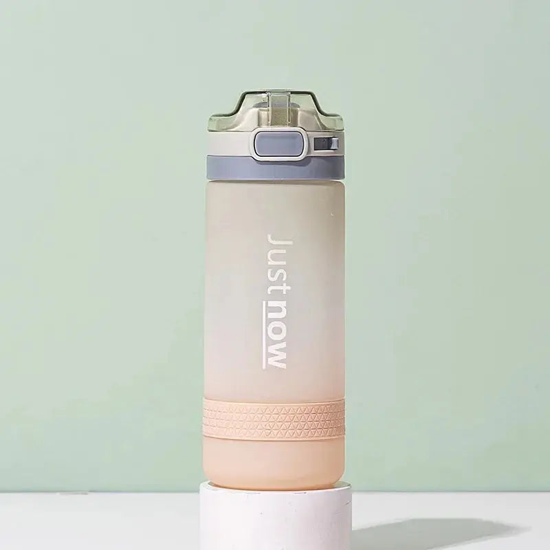 600ml Water Bottles Fashion Water Bottle with Straw BPA Free Portable Outdoor Sport Cute Drinking Plastic Bottles Eco-Friendly beyutihealth