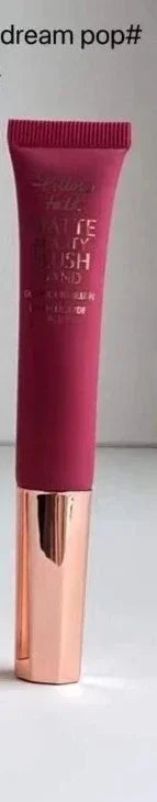 Dream Pop shade of NEW MAKE UP TOOL MAKE UP blusher beauty blush in deep berry color with matte finish and rose gold cap for smooth application.