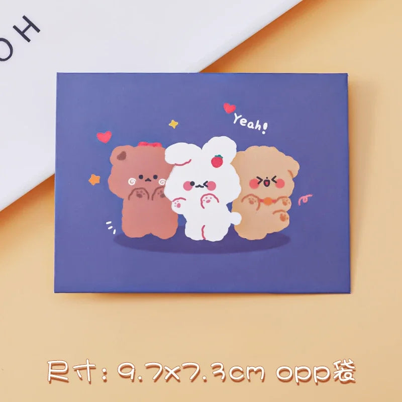 Gift Party Invitation Greeting Cards Happy Birthday DIY Decoration Message Card Blank Folding Card for Birthday Party Decors beyutihealth