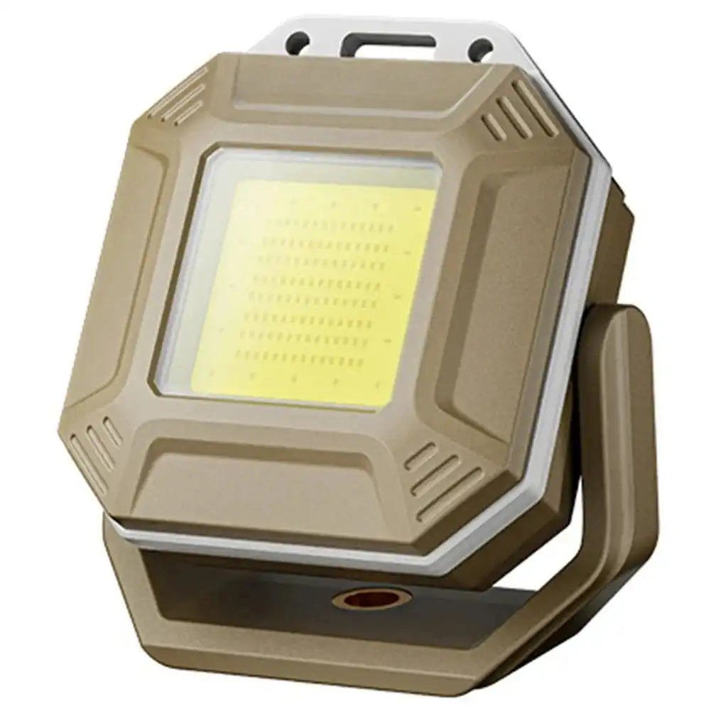Rechargeable LED work light with waterproof design and magnetic base for car repair and workshop use