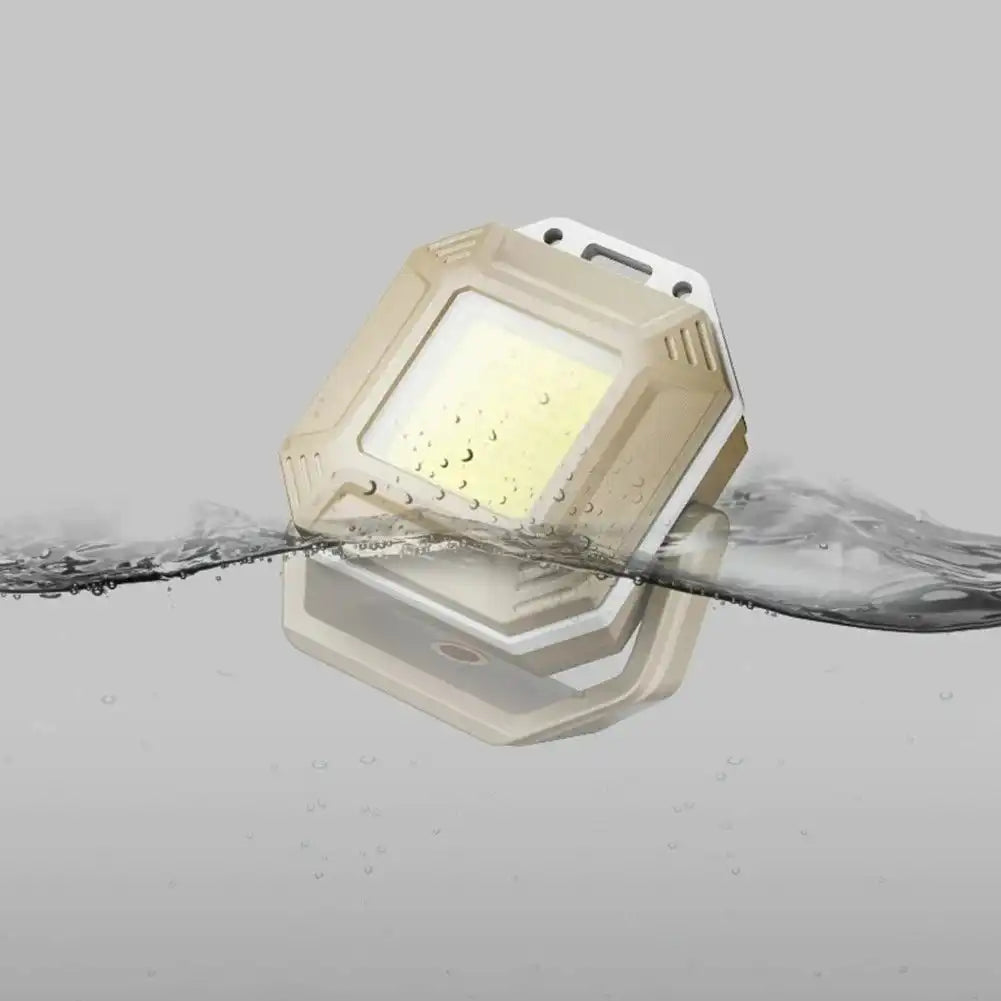 Waterproof rechargeable LED work light with magnetic base