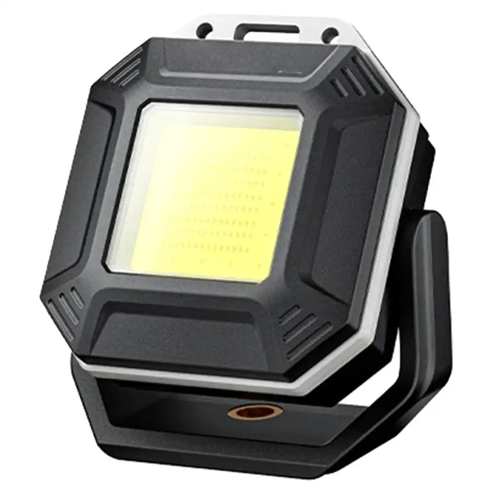 Rechargeable LED work light with waterproof design and magnetic base for car repair and workshop use