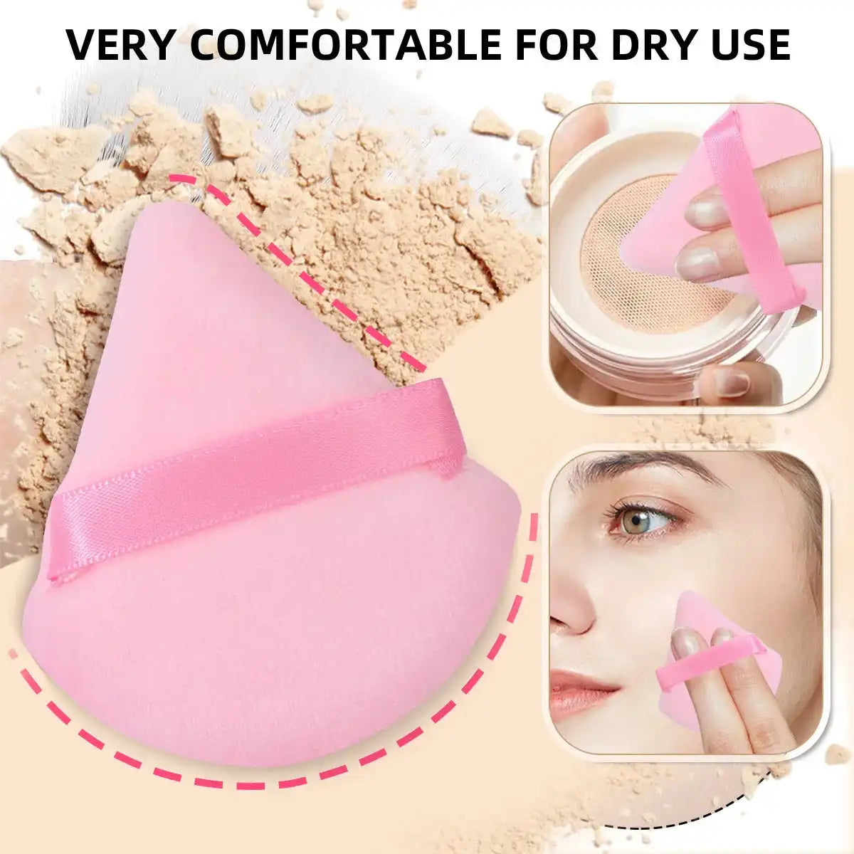 25 Professional Makeup Tools Set with pink brushes, sponges, powder puffs, eyebrow trimmer, and storage bag