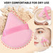 25 Professional Makeup Tools Set with pink brushes, sponges, powder puffs, eyebrow trimmer, and storage bag