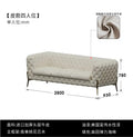 Modern Luxury Leather Sofa with tufted design, gold legs, and plush pillows