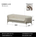 Comfortable Cushion Sofa Leather Modern Luxury Romantic Sofas with L-shaped design, white tufted upholstery, and metal legs for home living rooms.