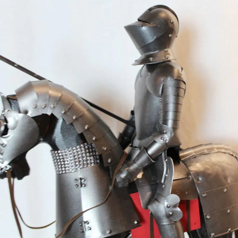 Dining Room Decor Vintage Home Decor Study Medieval European Miniatures Knight Armor Crafts Figurines Funny Gifts Accessories beyutihealth