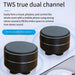 Mini bone conduction wireless speakers with TWS true dual channel feature, designed for full-range stereo sound and portable use.