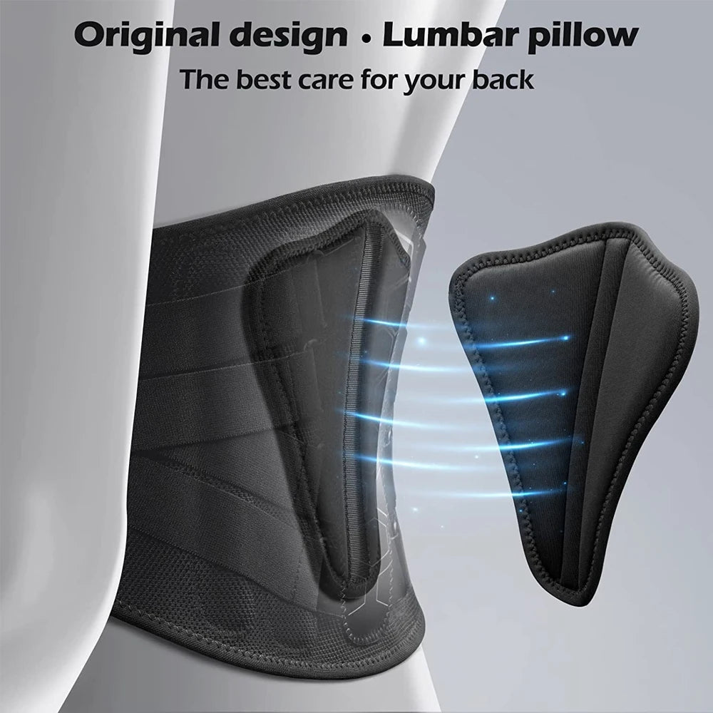Back Brace for Lower Back Pain, Sciatica, Herniated Disc, Scoliosis, Back Support Belt with Soft Pad, Lightweight Lumbar Support beyutihealth