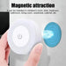 Magnetic night light with power button for home decor