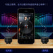 TWS hi-fi bone conduction speakers paired with smartphone for stereo sound, showcasing left and right channel setup for immersive audio.