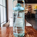 2 Liters Plastic Kettle Large Portable Travel Water Bottle with Straw  Sports Fitness Cup High Value Big Fat Cup Adult Universal beyutihealth