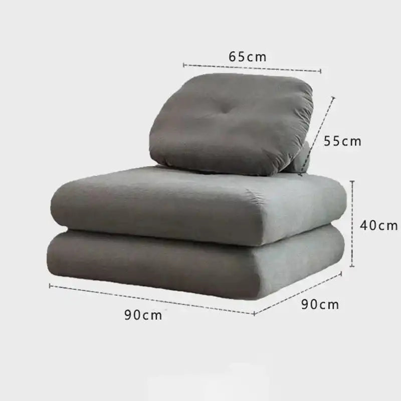 Modern Living Room Sofas Plagable Sofa Bed Comfortable 2- Modes Single Lazy Sofa for Bedroom Puffs Chaise Lounge Home Furniture Novacare Shop