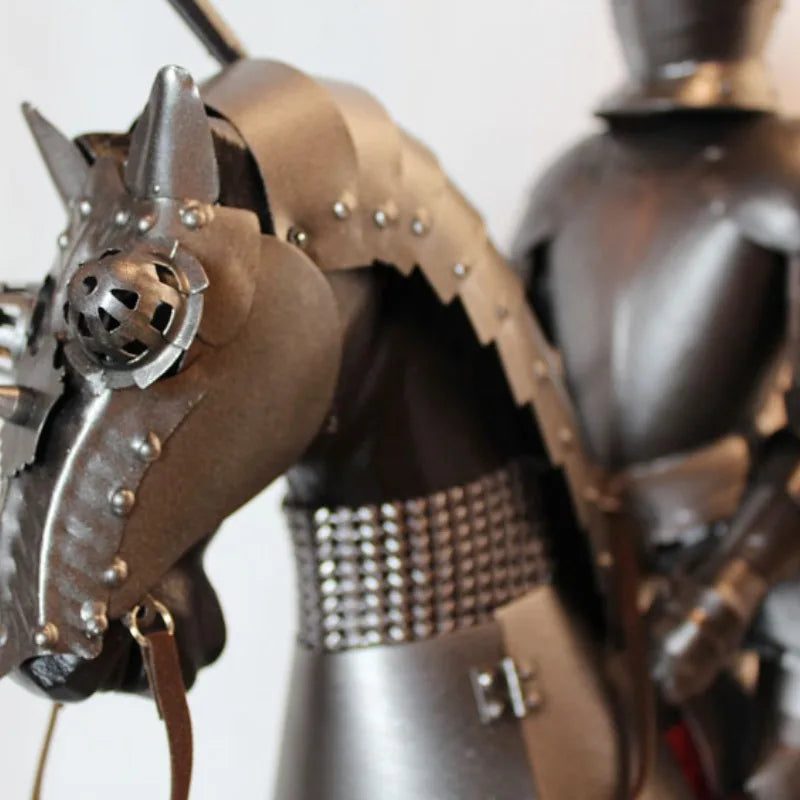 Dining Room Decor Vintage Home Decor Study Medieval European Miniatures Knight Armor Crafts Figurines Funny Gifts Accessories beyutihealth