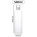 300-1000ML Glass Water Bottle Large Capacity Multi-function Creative Simple Milk Cup Portable Transparent Outdoor Sports Bottle beyutihealth