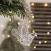 Christmas Tree Decoration Items, Unicorn, Bird, Elk, Transparent Acrylic Tree Hanging Christmas Deer Xmas Tree Christmas Decor beyutihealth