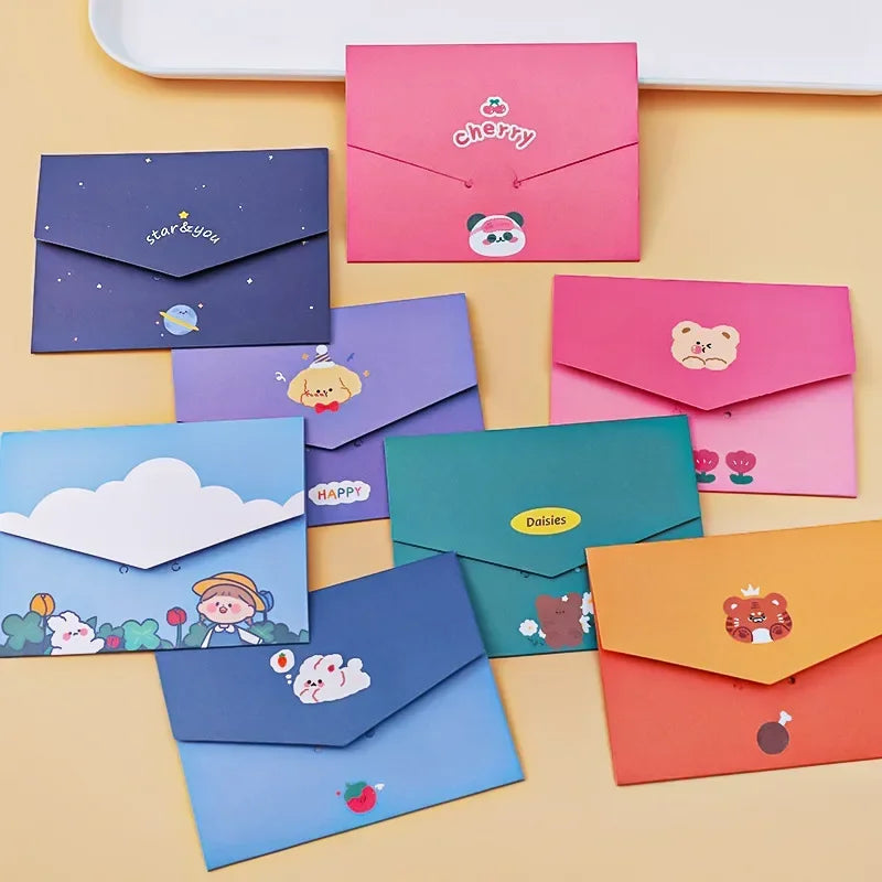 Gift Party Invitation Greeting Cards Happy Birthday DIY Decoration Message Card Blank Folding Card for Birthday Party Decors beyutihealth