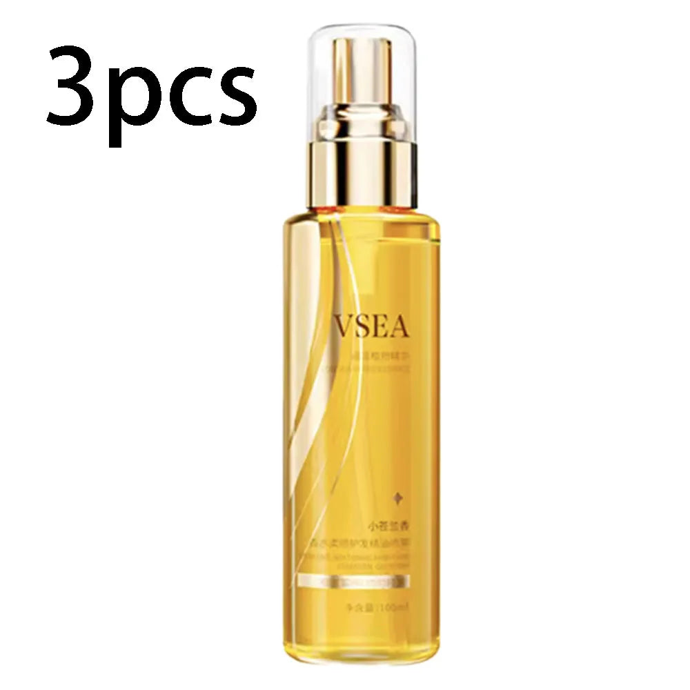VSEA hair nourishing oil spray for all hair types, 100ml, golden bottle