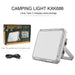 Camping Light KXK686 with Type-C charging cable and packaging