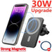 30W Magnetic Car Wireless Charger For iPhone 15 14 13 12 Pro Max Mini Macsafe Car Phone Holder Stand Mount Fast Charging Station beyutihealth