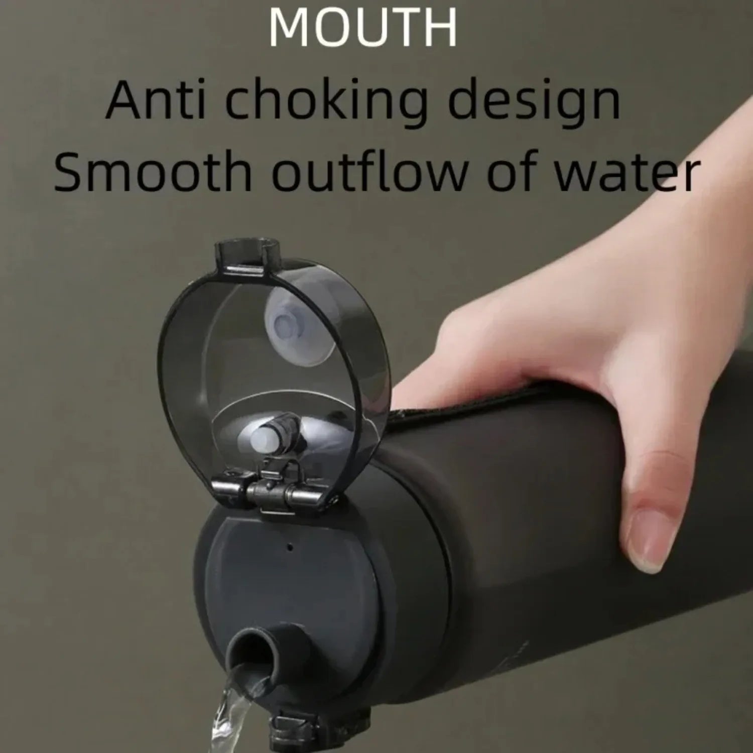 Leak-free sports water bottle, portable for travel and hiking. My favorite beverage bottle is 400ml and 560ml beyutihealth