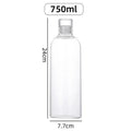 300-1000ML Glass Water Bottle Large Capacity Multi-function Creative Simple Milk Cup Portable Transparent Outdoor Sports Bottle beyutihealth