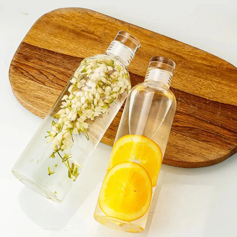 300-1000ML Glass Water Bottle Large Capacity Multi-function Creative Simple Milk Cup Portable Transparent Outdoor Sports Bottle beyutihealth