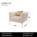 Comfortable cushion sofa leather modern luxury romantic sofa with tufted design, gold legs, and soft armrests for relaxing children arm divani da soggiorno.