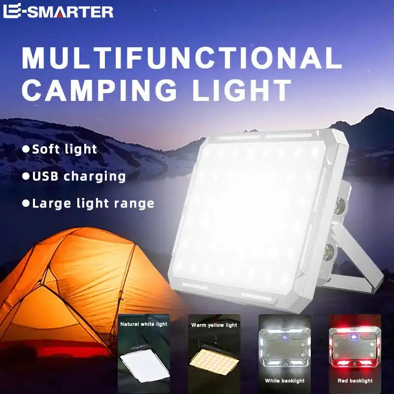 LED Camping Tent Light with USB charging and large light range