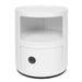Nightstand with 2 Drawers 2 Layers Modern Bedside Table Bedroom Side End Stand Multi Functional Round Storage Unit Bedside Table Novacare Shop