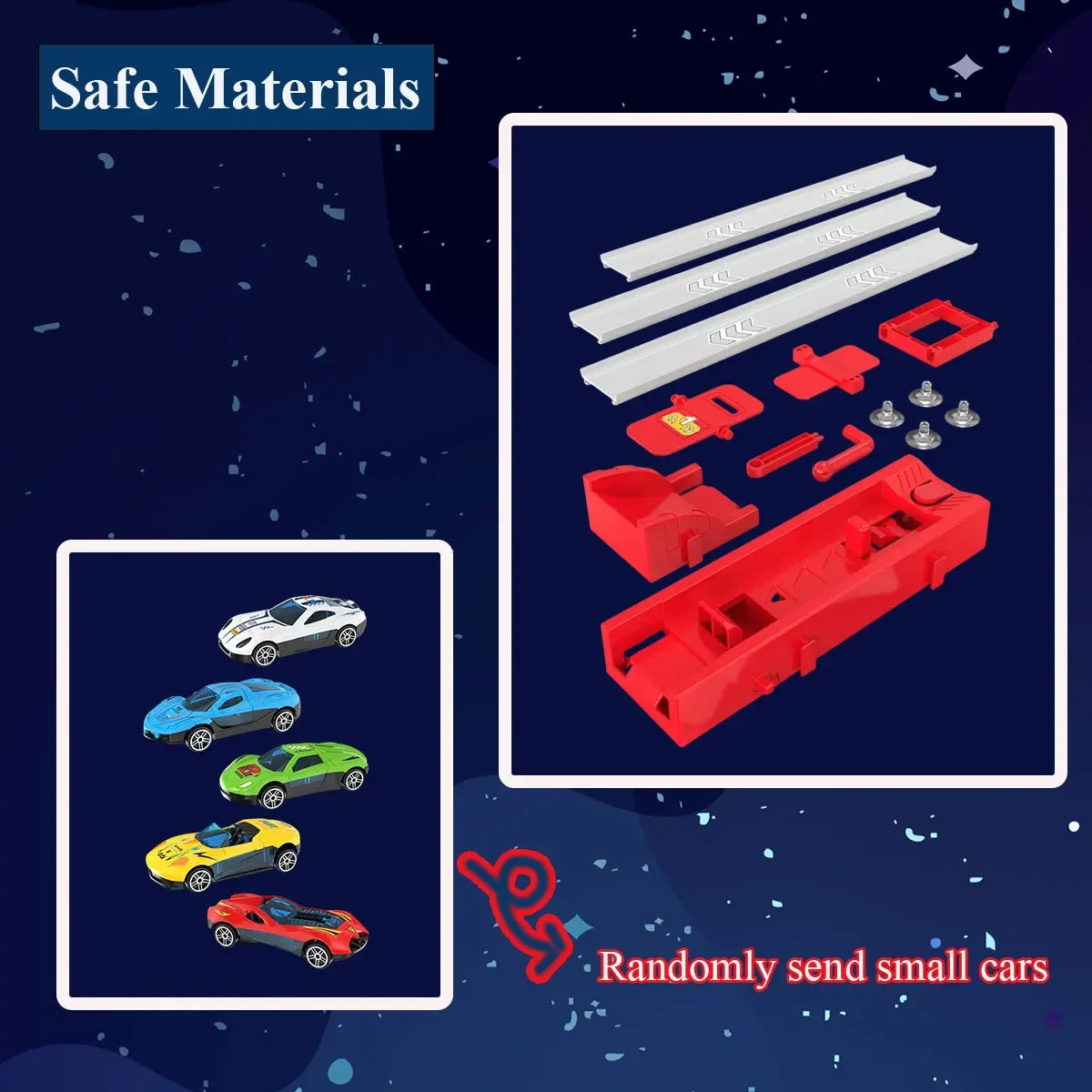 Competitive Racing Track Toy Vehicle with Alloy Car Kids Play Game for Children Educational Gift Novacare Shop