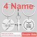 Personalized Keychain Love Gifts Customized Name Father's Mother's Day Papa Mom Key Chains Rings For Daddy Car Key Pendant Novacare Shop