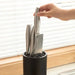 Chef's Knife Stand with vertical knife slots for organized kitchen storage