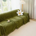 Blue Modern Stretch Sofa Cover with breathable, washable fabric for living room furniture