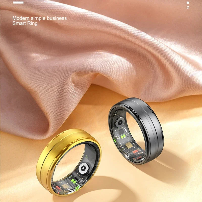 2026 New Gadget R06 Smart Ring Sport Smartring with Charging Case 5ATM Waterproof Fitness Tracker Electronic Rings for Man Woman beyutihealth