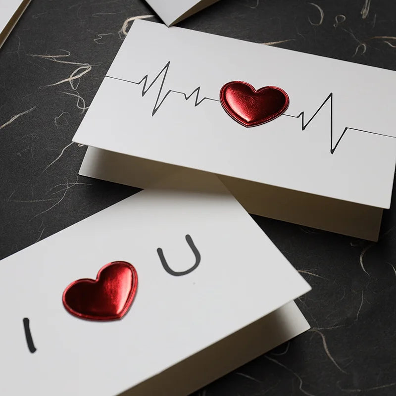 Cards Valentines Day Gift Love Postcard Wedding Invitation Greeting Cards Anniversary for Her Valentines Day Gift Card beyutihealth