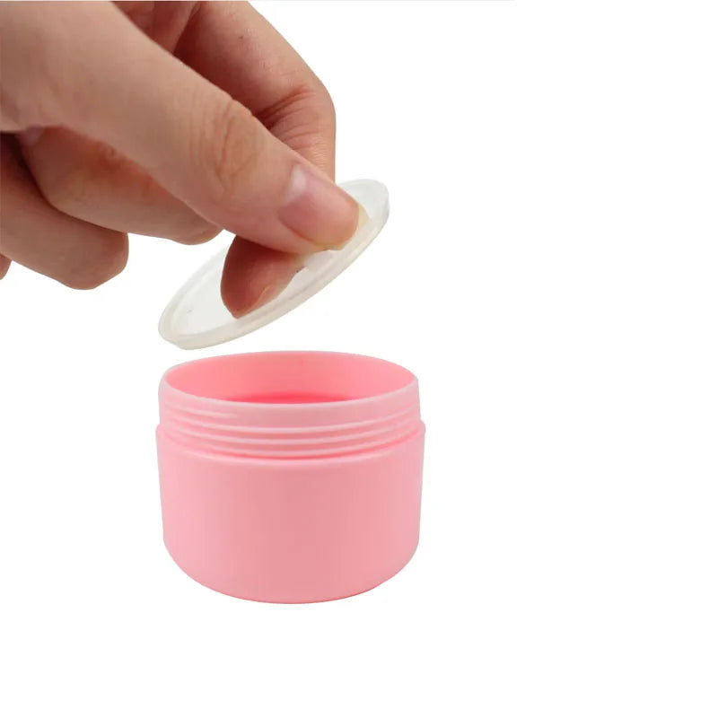22Pcs10g/20g/30g/50g/100g/150g Refillable Plastic Empty Sample Bottles Travel Face Cream Cosmetic Container Plastic Makeup Jar beyutihealth