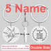 Personalized Keychain Love Gifts Customized Name Father's Mother's Day Papa Mom Key Chains Rings For Daddy Car Key Pendant Novacare Shop