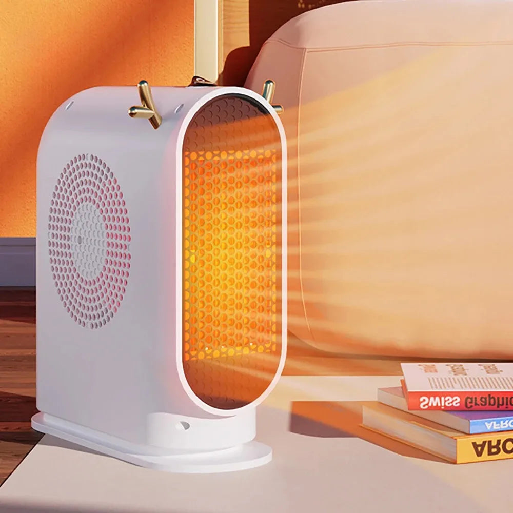 Desktop Electric Heater 500W Portable Home Electric Heater Intelligent Thermostat Fan Winter Electric Heater Heating Tools Novacare Shop