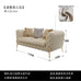 Comfortable cushion sofa leather modern luxury romantic sofas with L-shaped design, thickened leather surface, and golden legs for home use.