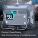 Rechargeable searchlight with power display feature